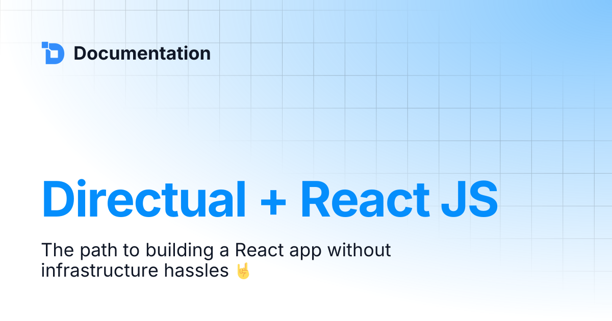 Directual + React JS | Documentation