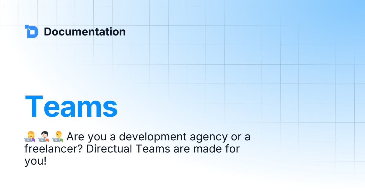 Teams | Documentation